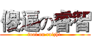 傻逼の睿智 (fool on ruizhi )