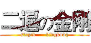 二逼の金刚 (stupid      kingkong)