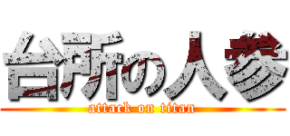 台所の人参 (attack on titan)