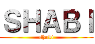 ＳＨＡＢＩ (shabi)