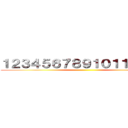１２３４５６７８９１０１１１２１３ ()