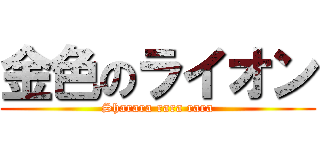 金色のライオン (Sharara rara rara)