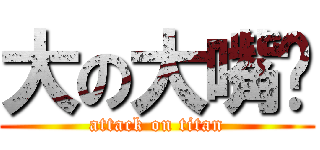 大の大嘴婷 (attack on titan)