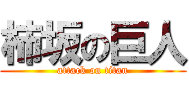 柿坂の巨人 (attack on titan)