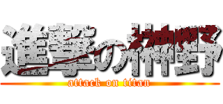 進撃の榊野 (attack on titan)