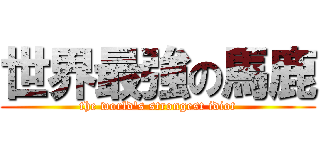 世界最強の馬鹿 (the world's strongest idiot)