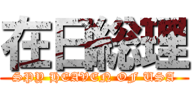 在日総理 (SPY HEAVEN OF USA)