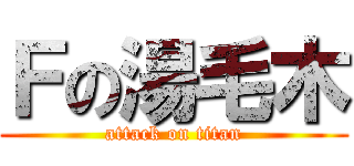 Ｆの湯毛木 (attack on titan)