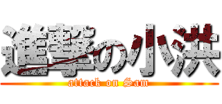 進撃の小洪 (attack on Sam)