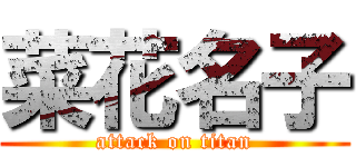 菜花名子 (attack on titan)