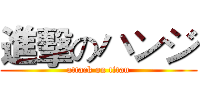 進擊のハンジ (attack on titan)