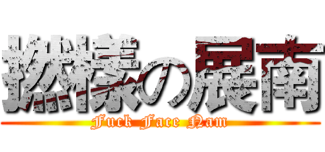 撚樣の展南 (Fuck Face Nam)