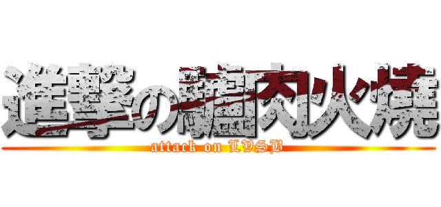進撃の驢肉火燒 (attack on LVSB)