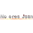 Ｎｏ ｅｒｅｓ Ｊｕａｎ (Allahu akbaaar!!)