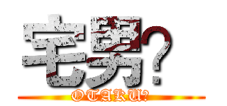 宅男？ (OTAKU？)