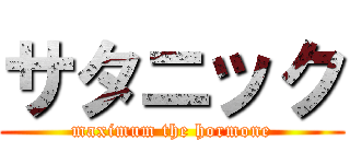 サタニック (maximum the hormone)