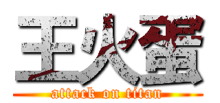 王火蛋 (attack on titan)