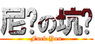 尼玛の坑爹 (Fuck You)