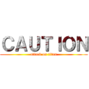 ＣＡＵＴＩＯＮ (attack on titan)