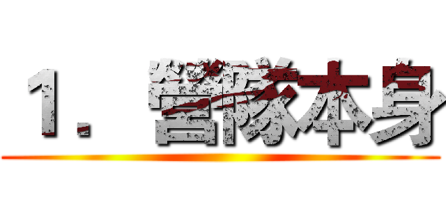 １ ．營隊本身 ()