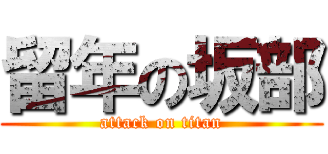留年の坂部 (attack on titan)