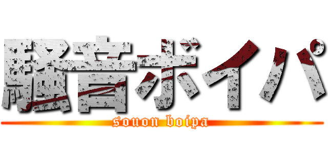 騒音ボイパ (souon boipa)