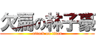 欠扁の林子豪 (attack on titan)