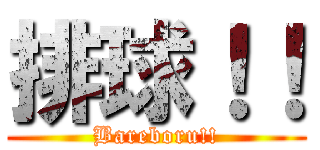 排球！！ (Bareboru!!)