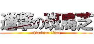 進撃の斑馬芝 (attack on titan)