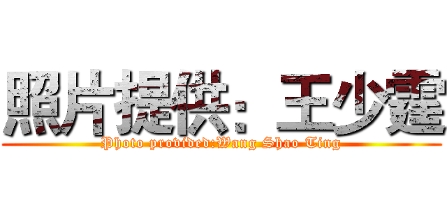 照片提供：王少霆 (Photo provided:Wang Shao Ting)