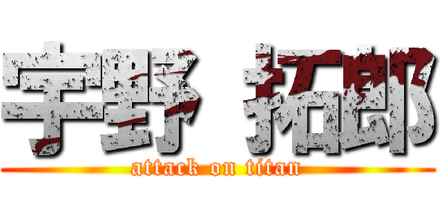 宇野 拓郎 (attack on titan)