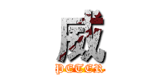 威 (PETER)