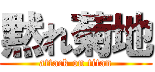 黙れ菊地 (attack on titan)