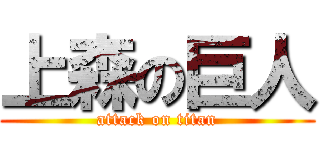 上森の巨人 (attack on titan)
