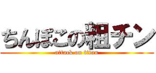 ちんぽこの粗チン (attack on titan)