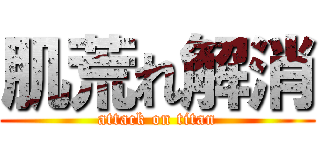 肌荒れ解消 (attack on titan)