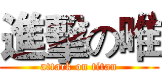 進擊の唯 (attack on titan)