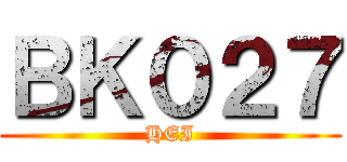 ＢＫ０２７ (HEI)