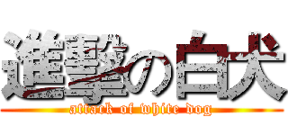 進擊の白犬 (attack of white dog)