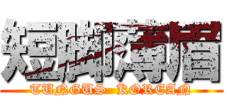 短脚薄眉 (TUNGUS  KOREAN)