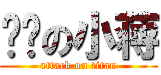 进击の小蒋 (attack on titan)