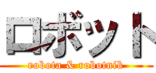 ロボット (robota & robotnik)
