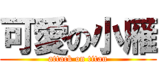 可愛の小雁 (attack on titan)