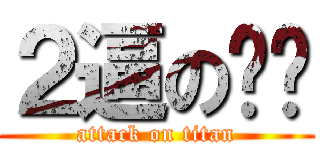 ２逼の刘鸟 (attack on titan)