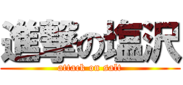 進撃の塩沢 (attack on salt)