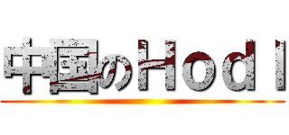 中国のＨｏｄｌ ()