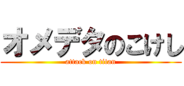 オメデタのこけし (attack on titan)