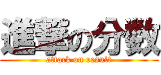 進撃の分数 (attack on result)