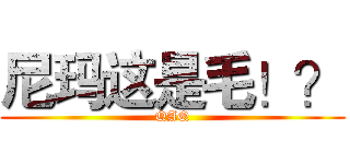 尼玛这是毛！？ (QAQ)
