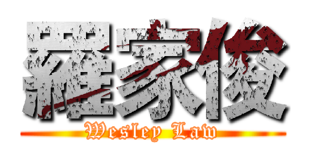 羅家俊 (Wesley Law)